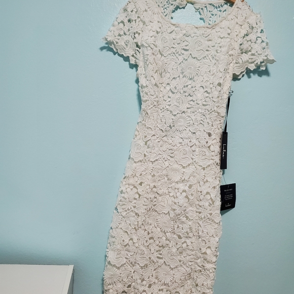 LULUS WHITE DRESS - Picture 4 of 4